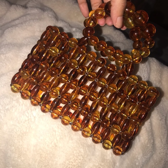 Tortoise beaded bag  purse by  Urban Expressions - Picture 4 of 8